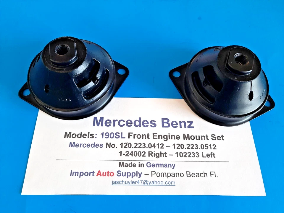 Juego de montaje motor delantero izquierdo y derecho mercedes-benz 190sl Foto 3 de 4