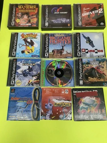 New ListingPS1 Game Lot  BUNDLE Tested And Working