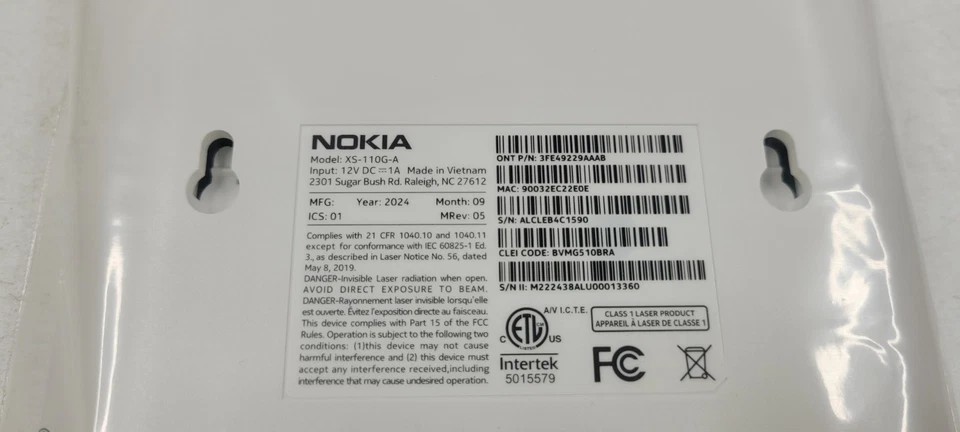 Nokia XS-110G-A Indoor XGS PON Optical Network Terminal NEW - Image 4 of 4