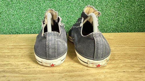 Converse John Varvatos Sneakers 9 Men’s-Laceless Slip On Blue Canvas - Picture 5 of 8
