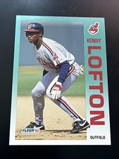 Fleer 1992 Update #U-17 Kenny Lofton Rookie Cleveland Indians Baseball Card. rookie card picture