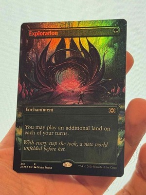 1X FOIL Exploration BORDERLESS MINT MTG Magic 2XM Double Masters Lands Staple