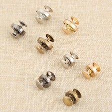 10Sets 14mm 18mm Magnetic Buttons Press Snaps Purse Clothes Bag DIY 4mm Thick