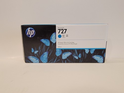 HP DesignJet #727 Tintenpatrone Cyan 300ml Garantie Ablaufdatum 2025