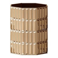 Nu Steel Glitz Gold Wastebasket By The Tatara Group on sale Nu Steel Glitz Gold Wastebasket By The Tatara Group on sale