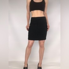 Vintage 90s Cache Stretchy Mini Pencil Skirt