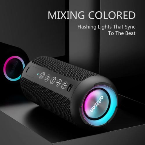 Portable Bluetooth Speaker, IPX7 Waterproof, 24W Loud Sound, 30H Playtime - Picture 2 of 12