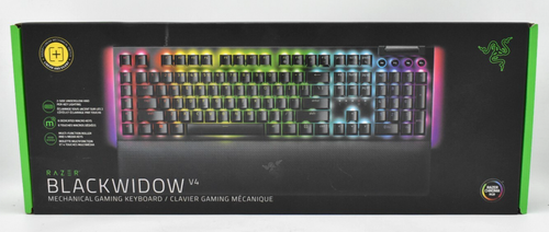 Razer Blackwidow V4 Mechanical Gaming Keyboard Yellow Switches - Factory Sealed