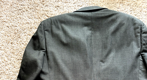 Vintage Jos. A. Bank 2-Piece Suit Men's 46L Long - 39W x 30L Dark Green Wool USA - Picture 10 of 14