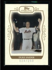 DUKE SNIDER 2008 TOPPS STERLING #53 RARE BASE CARD SP #024/250 AY4890