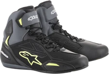 Alpinestars Faster 3 Drystar Riding Shoes Black Gray Yellow Fluo 7 2540719175-7