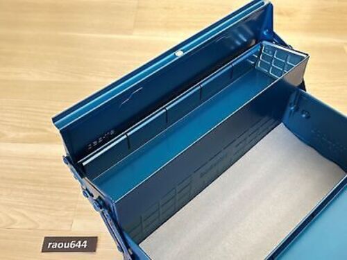 Caja de herramientas de 2 etapas TRUSCO ST-350-B 350X160X215 azul de Japón - Imagen 18 de 24