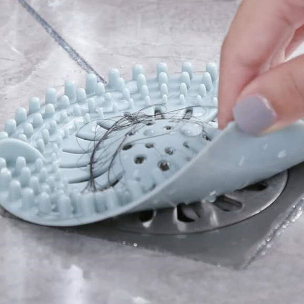 Shower Drain Covers Easy Clean Hair Catcher Versatile Kitchen Sink ...
