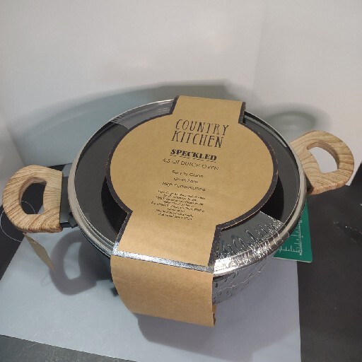 NWT Country Kitchen Speckled Qt Dutch Oven /Lid Eco Friendly