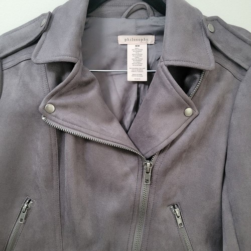 Philosophy, suede jacket, gray size medium in perfect condition - Bild 10 von 10