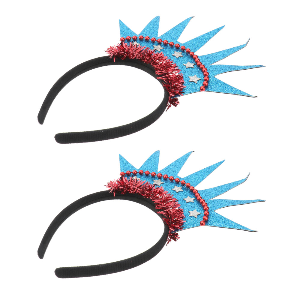 2 Statue of Liberty Headbands USA Flag Hair Accessories eBay