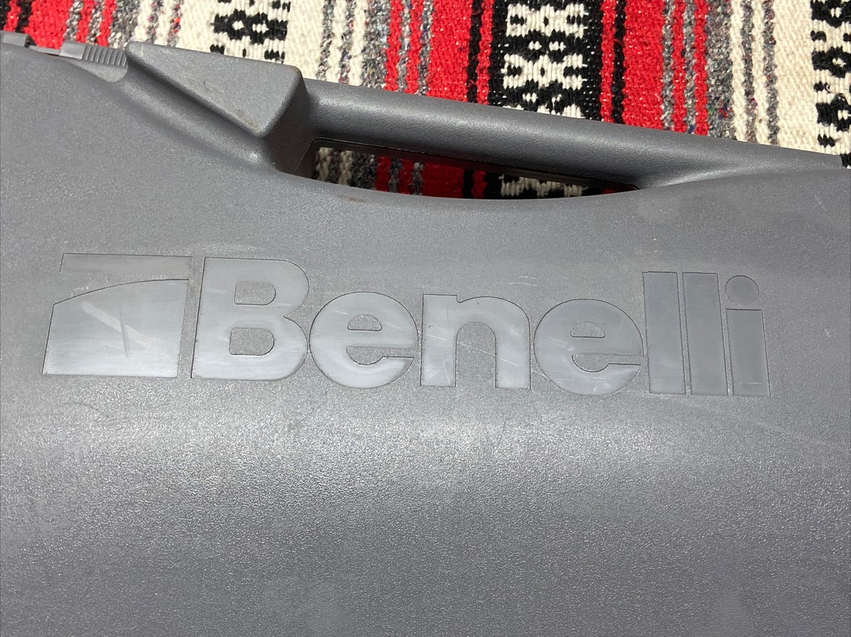 BENELLI Hard Shotgun Transport Carrying Case, Foam Insert Gray