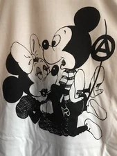 Reprint seditionaries punk Tshirt Classic Minnie & Micky All Sizes Up To Xxl
