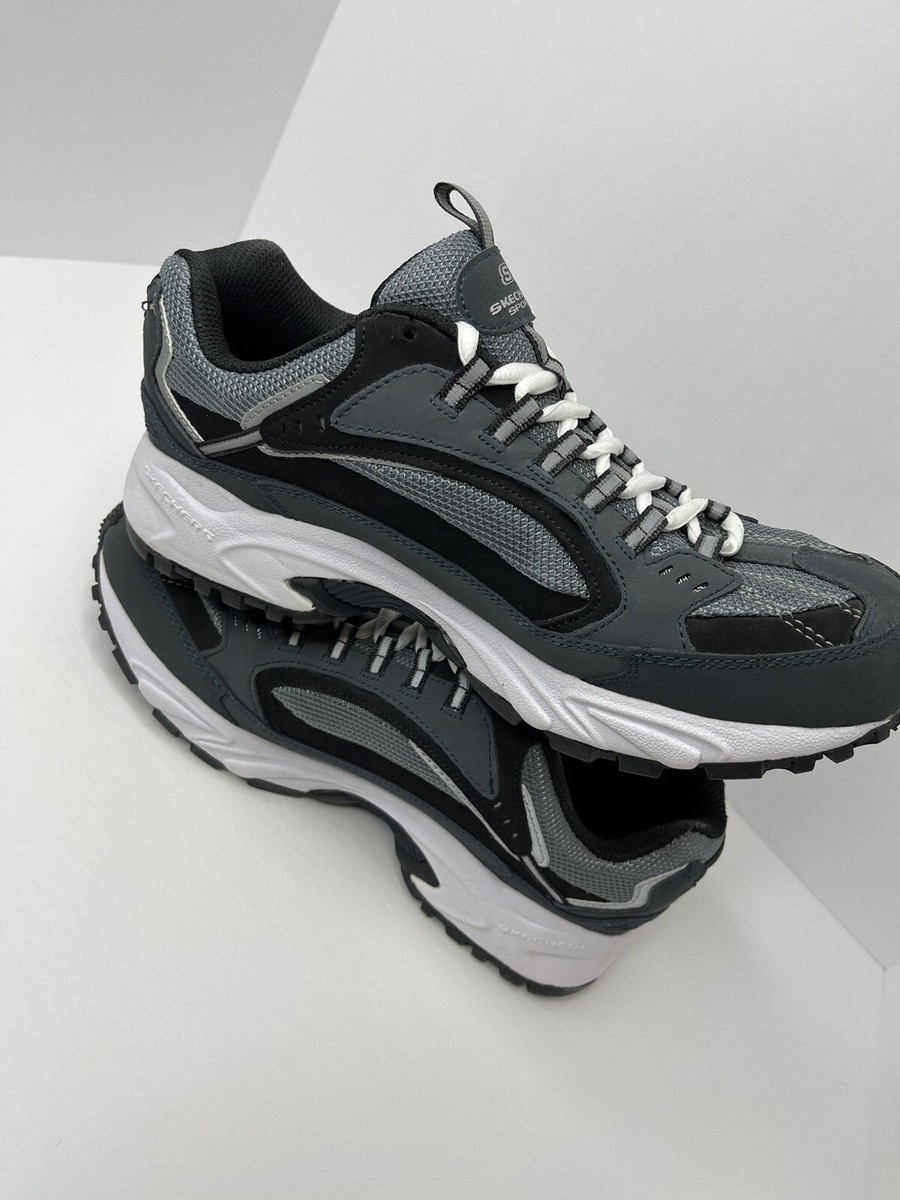 SKECHERS Gray & Black Running Sneakers Stamina Shoes Men’s Size 10, 50988 s-l400.jpg main image 3