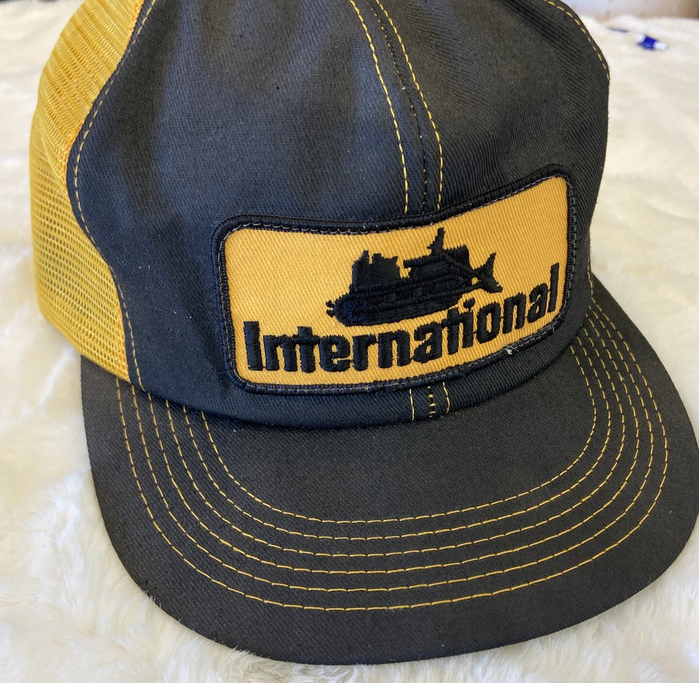 Vintage International Harvester Trucker SnapBack Cap by K Products USA