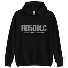 RD500LC: Racing roots, liquid fury hoodie motorcycle biker