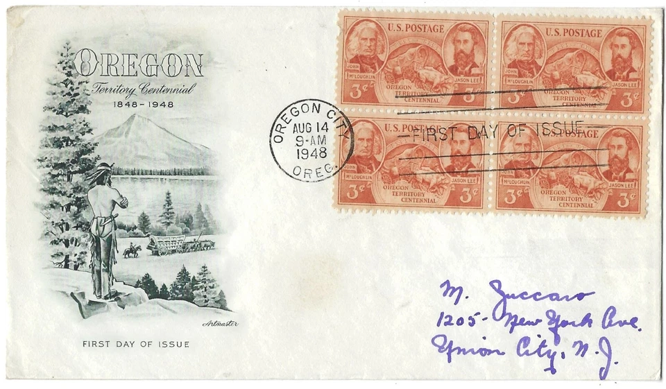 3 '48 FDCs Honoring Youth B4 SC#963, Oregon Cent. B4 SC#964, SC963 B4 on Oregon - Image 2 of 3