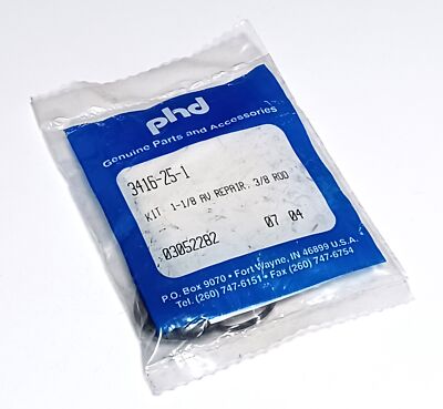 PHD 3416-25-1 Cylinder Series:AV Repair Kit 1-1/8'' Bore 3/8'' Rod Dia. New/Sealed