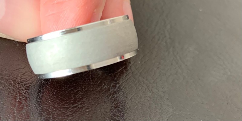 NEW Men's Cobalt Chrome Ring Band 8mm 