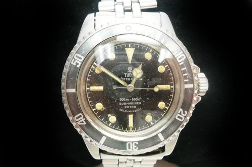 Vintage Tudor Submariner  SS 7928 Self Winding Bracelet Wristwatch c.1965
