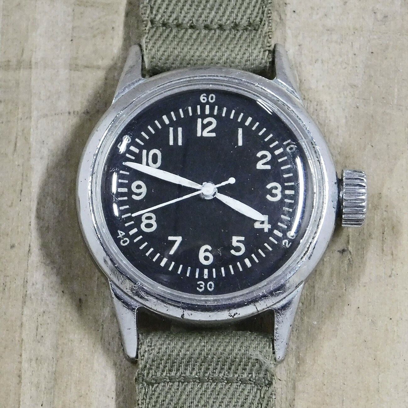 Waltham WWII military watch Type A-11 Hack excellent + serviced 1942 lot d603