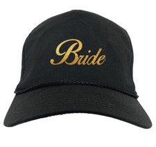 Gold Foil Bride - Bachelorette Party Celebration Golf Hat