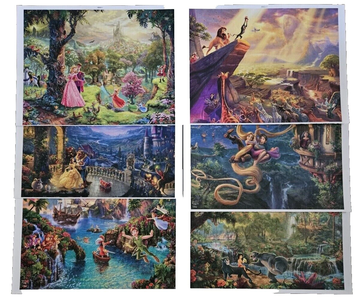 Rompecabezas de cartón Thomas Kinkade los cuentos de hadas