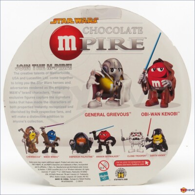 ★激レア/全種★ M&M's mPIRE スターウォーズ スタチュー 世界限定 Star Wars Chocolate General Grievous and Obi-Wan Kenobi M&M sealed