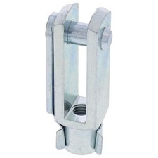 Gabelkopf M8 mit Sicherung  für Anhänger Bremsseil Gabelgelenk Bowdenzug