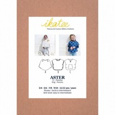 Ikatee Sewing Pattern Kids Aster Poncho Kids 3 Years - 12 Years