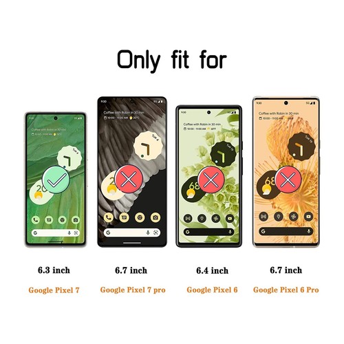 For Google Pixel 7 Tempered Glass Screen Protector Saver Case Friendly New - Zdjęcie 4 z 10