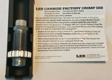 LEE 90861 Carbide Factory Crimp Die for 38 Special | 357 Magnum *FAST SHIPPING*
