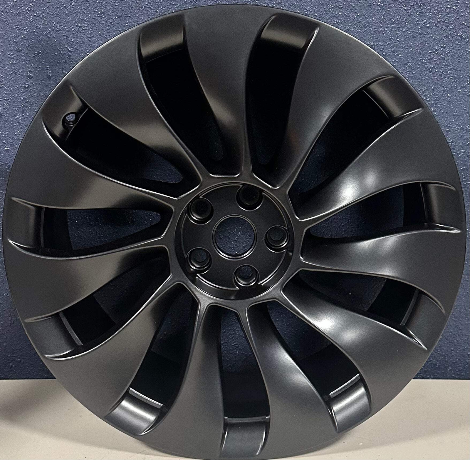 TESLA MODEL Y 20-23, 21x9.5 FRONT, 11 Spoke Satin Black 96930-image