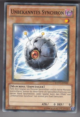 YU-GI-OH Unbekanntes Synchron Common EXVC-DE002
