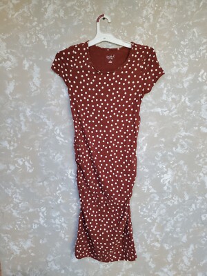 red and white polka dot maternity dress Favorite Pink Maternity Dress! LACE AND A LULLABY