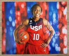 Tamika Catchings Signed Indiana Fever 8x10 Photo Basketball WNBA HOF Auto RAD
