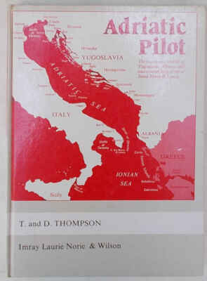 THOMPSON Adriatic Pilot. 1990 (Navigationsportalano)