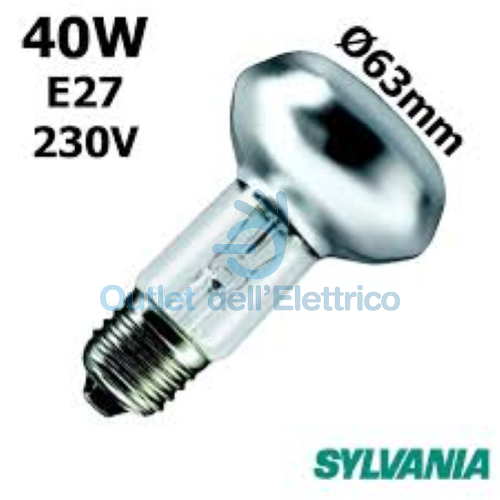 SYLVANIA 0015550 REFLECTOR R63 SME 40W E27 240V 35°