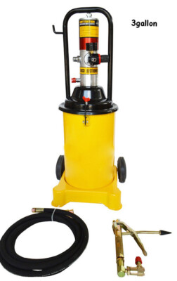 TECHTONGDA 12 Liters/3Gallon Pneumatic Lubricator Compressed Air Grease Pump/Gun