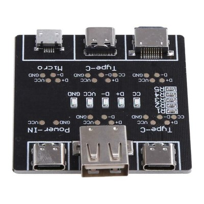 DT3 USB Data Cable Test PCB Board Micro/Type-C Abnormal Line Detecter For iPhone