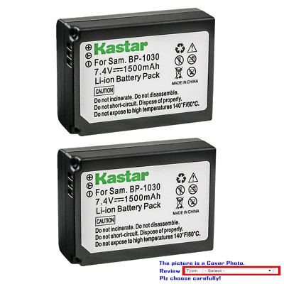 #ad Kastar Replacement Battery for Samsung BP1030 BP1130 amp; Samsung NX300 Camera $7.99