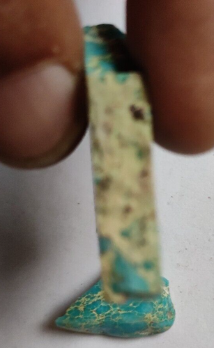 Lotto pietre preziose sfuse AAA+ 44,55 ct. lastra turchese verde naturale non trattate regalo - Foto 4 di 6