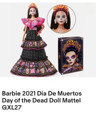 Barbie 2021 GXL27 Dia De Los Muertos Day of The Dead Doll Mattel