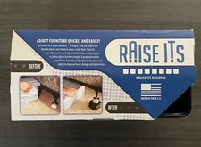 Headwind Consumer Products Black Raise ITS Furniture Risers Set of 8 Made in USA