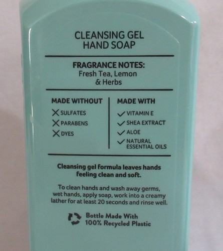 Bath & Body Works Cleansing Gel Hand Soap Lot Set of 2 WHITE TEA & SAGE - Picture 4 of 4